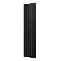 Plieger Cavallino Retto designradiator verticaal enkel middenaansluiting 1800x450mm 910W antraciet metallic 7252979 - thumbnail