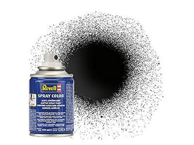 Revell Spray Color Zwart Glanzend 100ml Revell Spray Color Zwart Glanzend 100ml