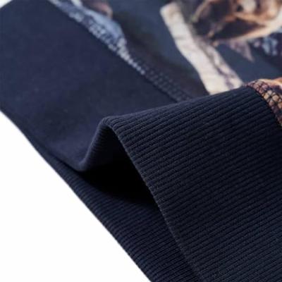 Kindertrui berenprint 140 marineblauw Kindertrui berenprint 140 marineblauw