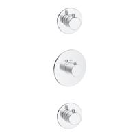 Douchekraan Wiesbaden Dreams Inbouw met 2 Stopkranen Chroom - thumbnail