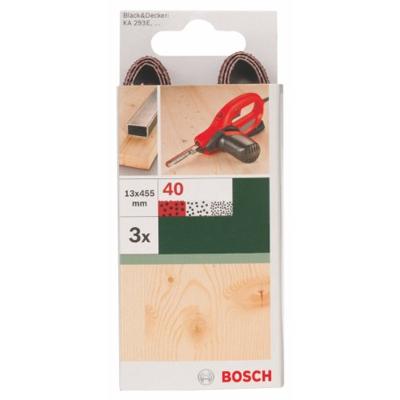 Bosch Accessories 2609256237 Schuurband Korrelgrootte (num) 40 (l x b) 455 mm x 13 mm 3 stuk(s)