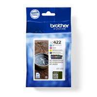 Brother inktcartridge, 550 pagina&apos;s, OEM LC-422VAL, 4 kleuren - thumbnail