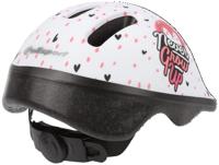 Polisport kinderhelm hoggy. maat: xxs (44/48 cm), kleur: wit/roze mat - thumbnail