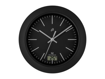 AURIOL Draadloze badkamerklok (Zwart kunststof)