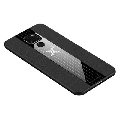 Voor Huawei mate 20 XINLI stiksels doek Textue schokbestendige TPU beschermhoes (zwart) Voor Huawei mate 20 XINLI stiksels doek Textue schokbestendige TPU beschermhoes (zwart)