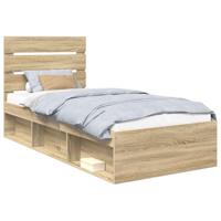 Bedframe Sonoma Eiken 75 x 190 cm Massief grenenhout - thumbnail