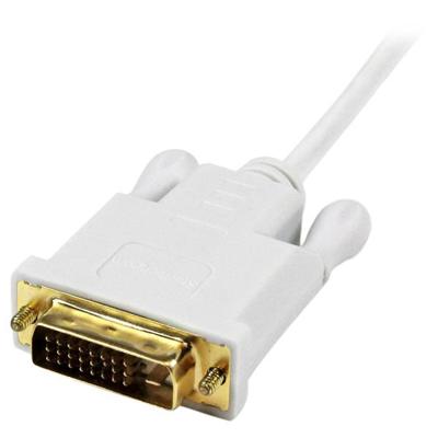 Startech.com 91 cm Mini DisplayPort naar DVI Kabel - mDP-naar-DVI Kabel Computer-Monitorkabel 1920 x 1200 - Mini-DisplayPort naar DVI-D Kabel - Mini DP-naar-DVI Kabel - Wit (MDP2DVIMM3WS)