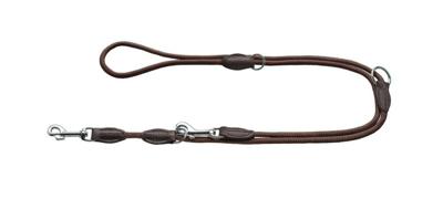 HUNTER Freestyle Verstelbare hondenriem voor honden, robuust, weerbestendig, 1,0/200 cm, grijs