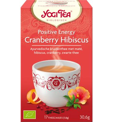 Yogi Tea Positive Energy Cranberry Hibiscus