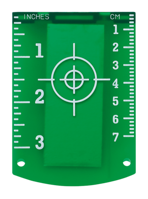 SOLA Doelplaatje groen voor laser ZLM-G magnetisch, afmeting 69x98mm - 71126301