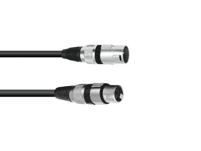 OMNITRONIC XLR Cable 3-pin 0.5m bk
