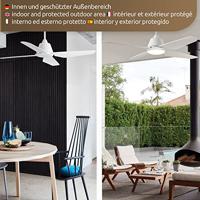 Beacon Plafondventilator met lampAria Led Ø 122cm wit IP55 - 212994 - thumbnail