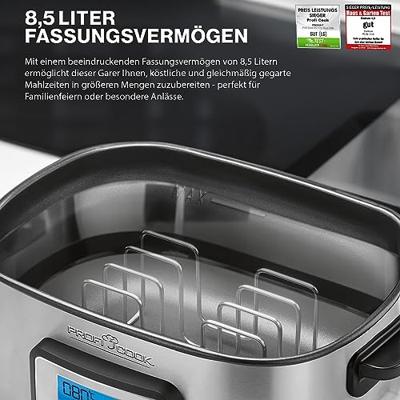 ProfiCook PC-SV 1112 8 l 520 W Zwart, Roestvrijstaal