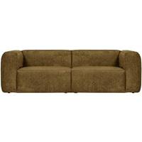 WOOOD 3,5-zits Bank 'Bean' Structure Velvet, kleur Spices - thumbnail