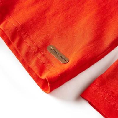 VidaXL Kindershirt met lange mouwen 104 felroranje