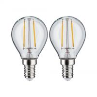 Paulmann 28857 LED-lamp Energielabel F (A - G) E14 2.7 W Warmwit (Ø x h) 45 mm x 81 mm 2 stuk(s) - thumbnail