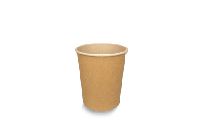 Kartonnen koffiebeker 120cc 4oz Kraft - thumbnail