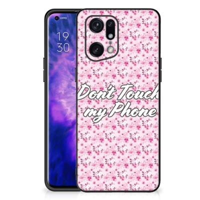 OPPO Find X5 Pro | Telefoon Hoesje | Flowers Pink DTMP OPPO Find X5 Pro | Telefoon Hoesje | Flowers Pink DTMP