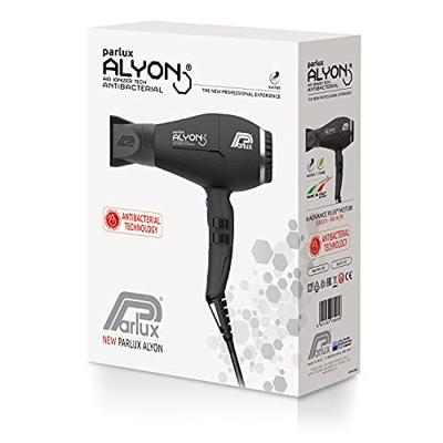 Parlux Alyon Air Ionizer Tech Hair Dryer Matt Black 1Stuks