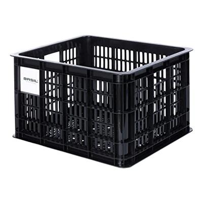 Gerecyclede fietskrat Basil Crate L 40.0 liter 39 x 49 x 26 cm - black Gerecyclede fietskrat Basil Crate L 40.0 liter 39 x 49 x 26 cm - black