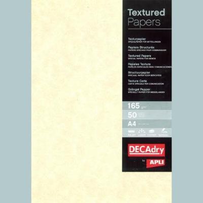 Decadry structuurpapier champagne, 165 g, pak van 50 vel