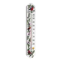 TFA Dostmann Analoges Innen-Außen-Thermometer 12.3040.20 Thermometer Wit, Bloemen - thumbnail