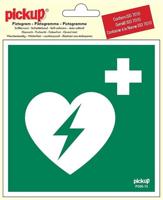 Sticker AED - 150x150 mm. - thumbnail