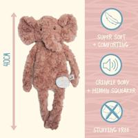 My Dog olifant pluche roze - thumbnail