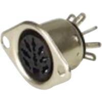 Hirschmann 930 343-200-1 DIN-connector Flensbus, contacten recht Aantal polen: 7 Zilver 1 stuk(s) - thumbnail
