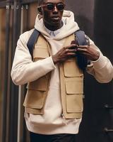 Mujjo Leather Wallet Case iPhone 15 Pro bordeaux - thumbnail