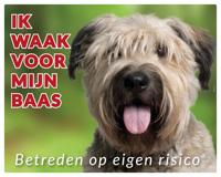Border Terrier Waakbord - thumbnail