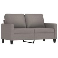 4-delige Loungeset met kussens stof taupe - thumbnail