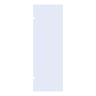 BRAUER Deur 80 helder glas geschikt voor enkelpuntsgreep