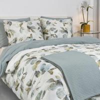 Dommelin Dommelin Dekbedovertrek Fall Satijn 400TC Spargroen 240x200/220 cm - thumbnail