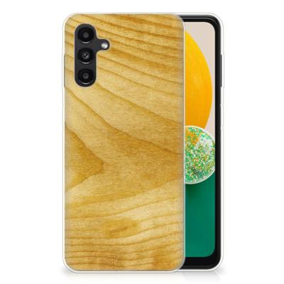 Samsung Galaxy A13 | A04s | Bumper Hoesje | Licht Hout