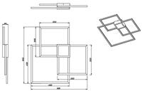 Trio Dimbare plafondlampHydra - 676210442 - thumbnail