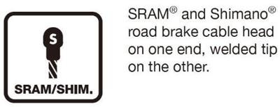 JAGWIRE Road brake cable - elite polished ultra-slick stainless - 1.5x2750mm - sram/shimano
