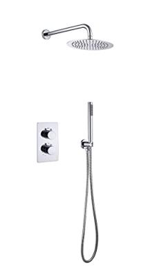 Inbouw Regendouche Set Boss & Wessing Aloni met Handdouche en Wanduitloop Chroom Boss & Wessing Inbouw Regendouche Set Boss & Wessing Aloni met Handdouche en Wanduitloop Chroom Boss & Wessing