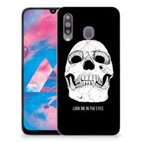 Silicone Back Case Samsung Galaxy M30 Skull Eyes - thumbnail
