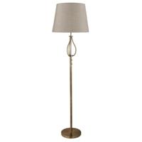 Searchlight Staande schemerlampVegas bronsbruin met taupe - EU7485AB - thumbnail