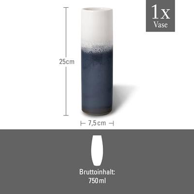 VILLEROY & BOCH - Lave Home - Vaas cilinder bleu groot 25cm