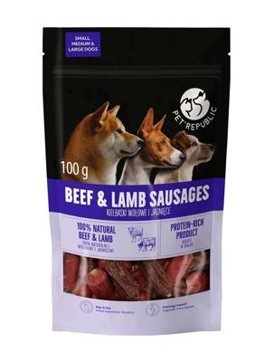 PETREPUBLIC Lamb cubes M - traktatie voor hond - 100g