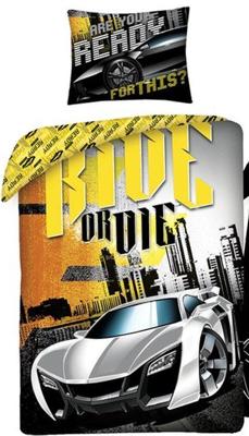 The Fast and the Furious Dekbedovertrek Ride or Day Glow in the Dark - 140 x 200 cm - Katoen - 70 x 90 cm The Fast and the Furious Dekbedovertrek Ride or Day Glow in the Dark - 140 x 200 cm - Katoen - 70 x 90 cm