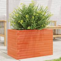 VidaXL Plantenbak 70x40x45,5 cm massief grenenhout wasbruin - thumbnail