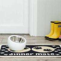 Voerbakmat Dinner Mate Zwart - thumbnail