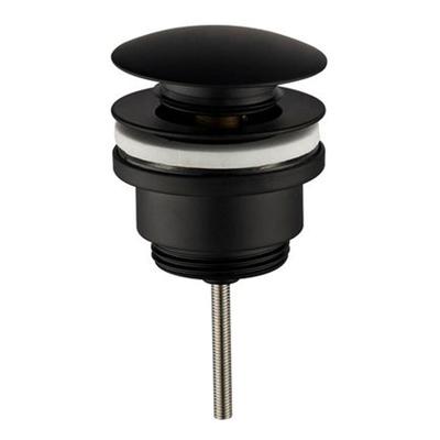 Wiesbaden Caral clickwaste afvoerplug 5/4" mat zwart Wiesbaden Caral clickwaste afvoerplug 5/4" mat zwart