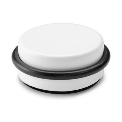 Deurstopper Inofix Ø 4,6 x 1,8 cm Deuren Sticker Wit