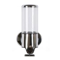 Hotel douche handmatige dispenser muur gemonteerd wassen vloeibare shampoo zeep fles capaciteit: 500ml (Clear White) - thumbnail