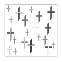 Mundart Stempel • stencil kruizen - thumbnail