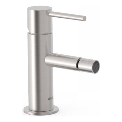 Bidetmengkraan Tres Study Exclusive 1-Hendel Uitloop Recht 8 cm Rond RVS